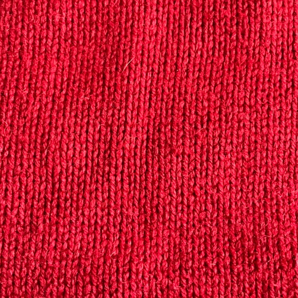 Winter Silks women's cardigan nice design knitted. Size L Red - Picture 9 of 11